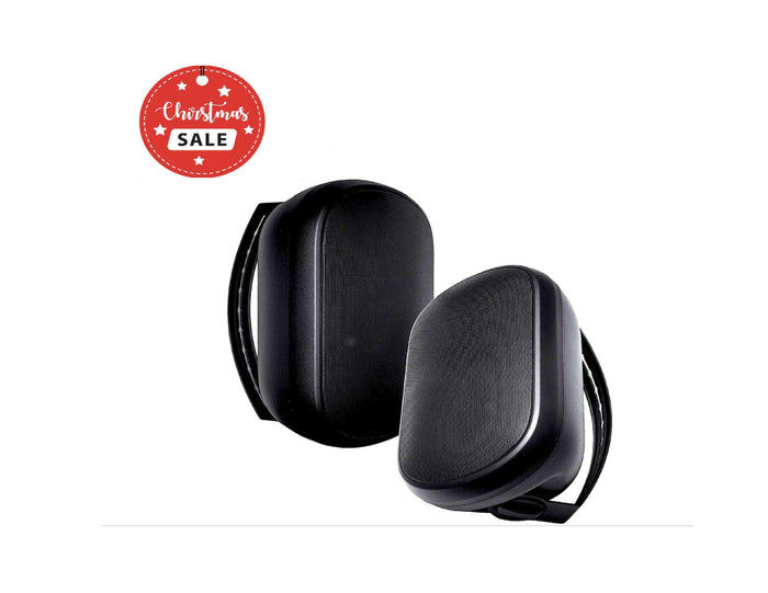 *CHRISTMAS SALE* EC-650-BL indoor/outdoor weather-resistant speakers - Black (pair)