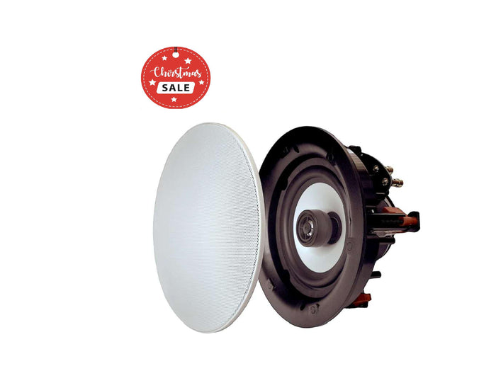 *CHRISTMAS SALE* SD-8S-ALU High Definition In-Ceiling 8" Aluminum Cone Speaker (Pair)